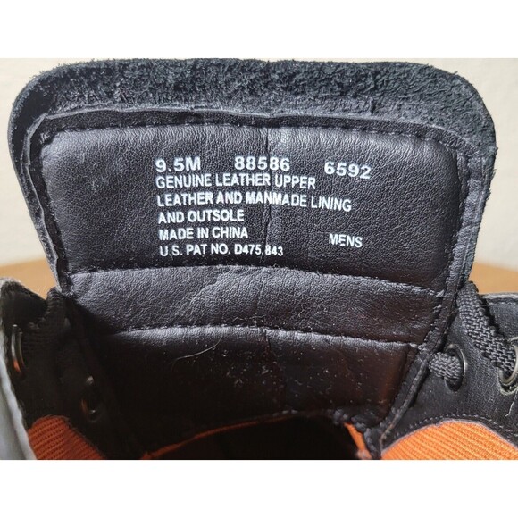 Timberland Chukka Men\'s 9.5M Black Full Grain Waterproof Leather Boots 88586 EUC main image 12